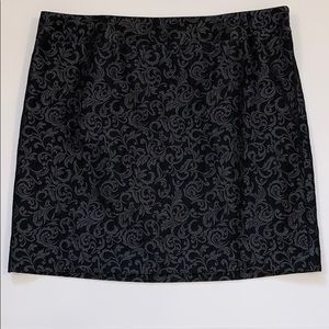 Loft Tapestry Shift Skirt